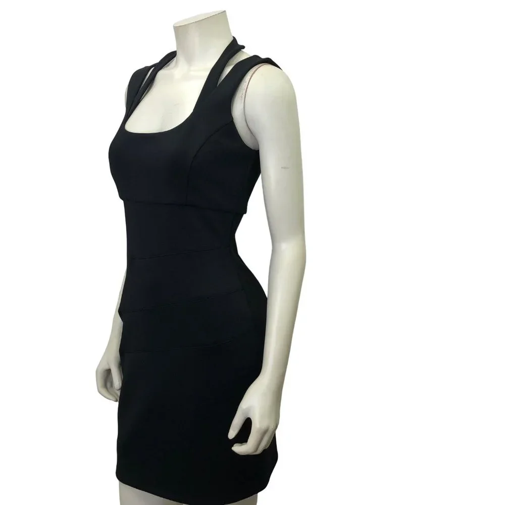 GUESS BLACK‎ SCUBA SHEATH MINI DRESS SIZE 6
